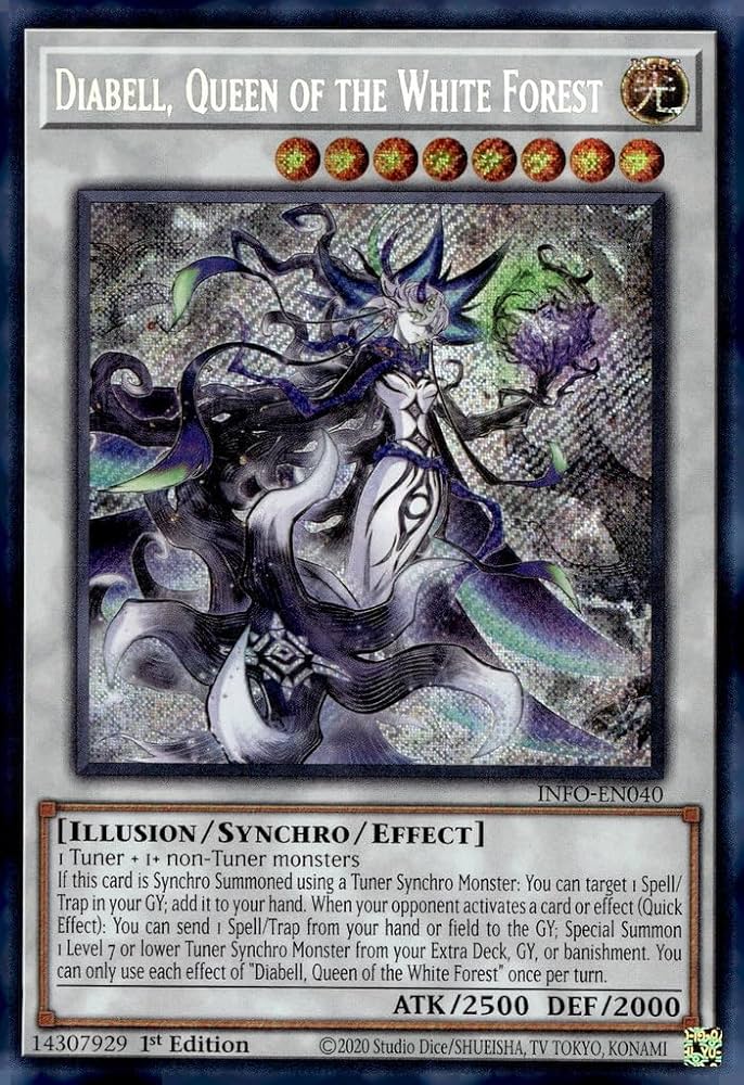 Diabell, Queen of The White Forest - INFO-EN040 - Secret Rare